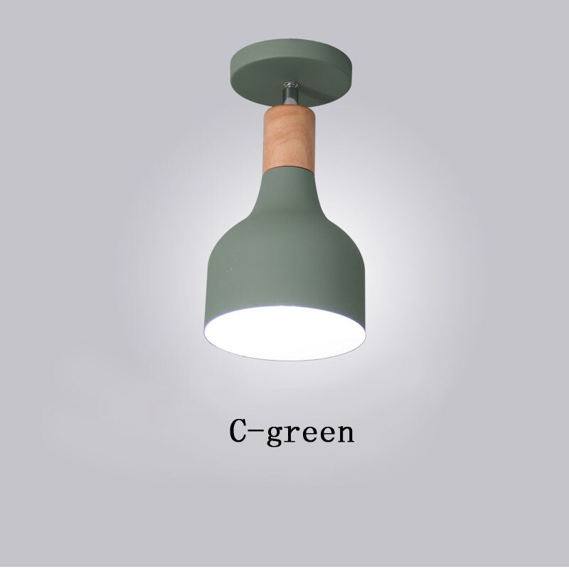 Decke lichter nordisch dekoration hause decke lampe Dachgeschoss Dekor wohnzimmer leuchtet moderne lampe schlafzimmer küche leuchten LED: C-Grün