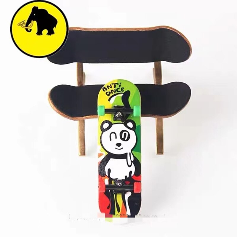 100X30MM Canadian Maple Wood Complete Fingerboard Mini Skateboard