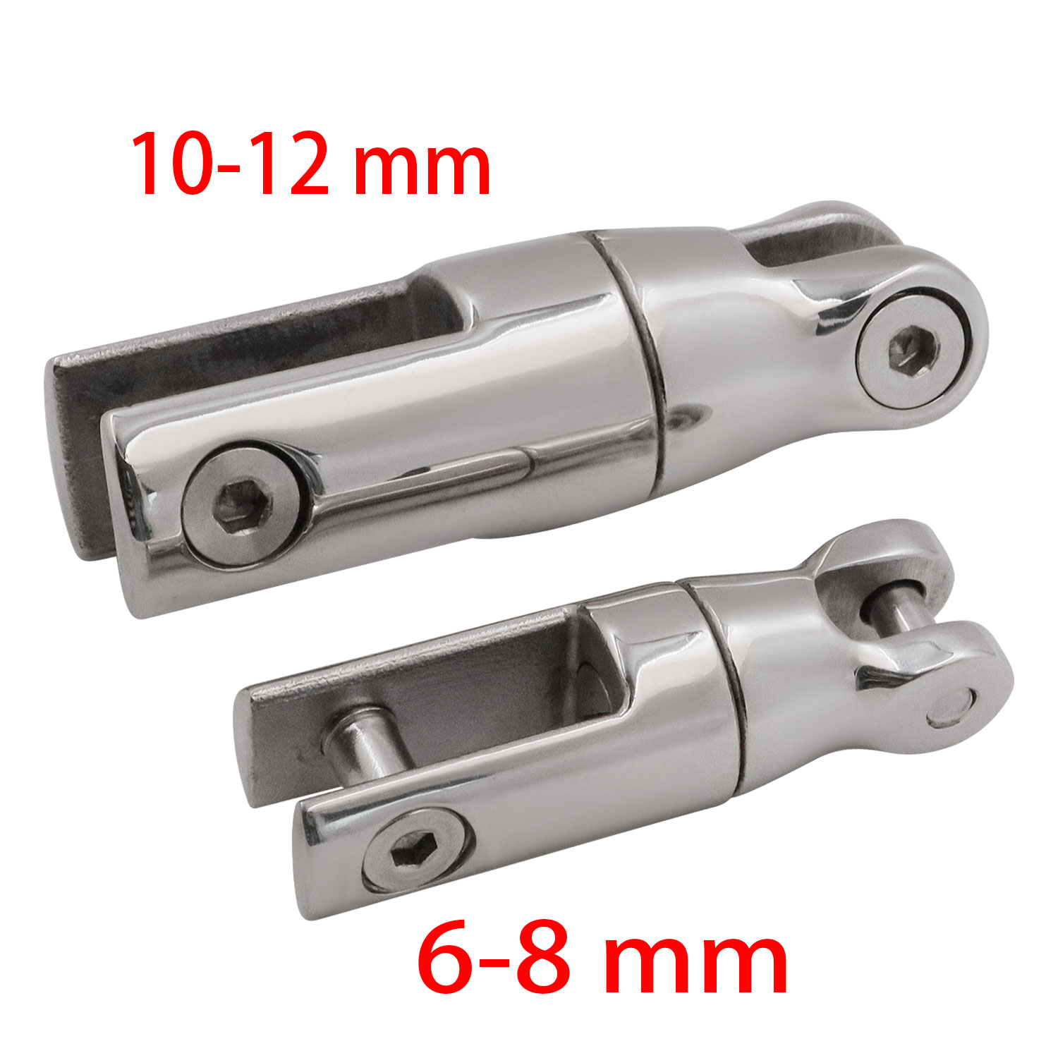 6-8 mm or 10-12mm Boats Anchor Chain Swivel Connector Stainless Steel 316 Marine Hardware Boats Anchor Chain Connector