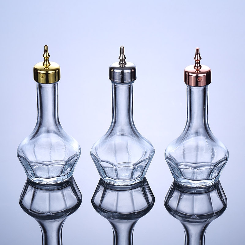 Botella de vino de absenta amarga, botella de medicina de barman de cristal, aparatos sin plomo, herramientas de Bar, Mini Almacenamiento de esencia de vidrio