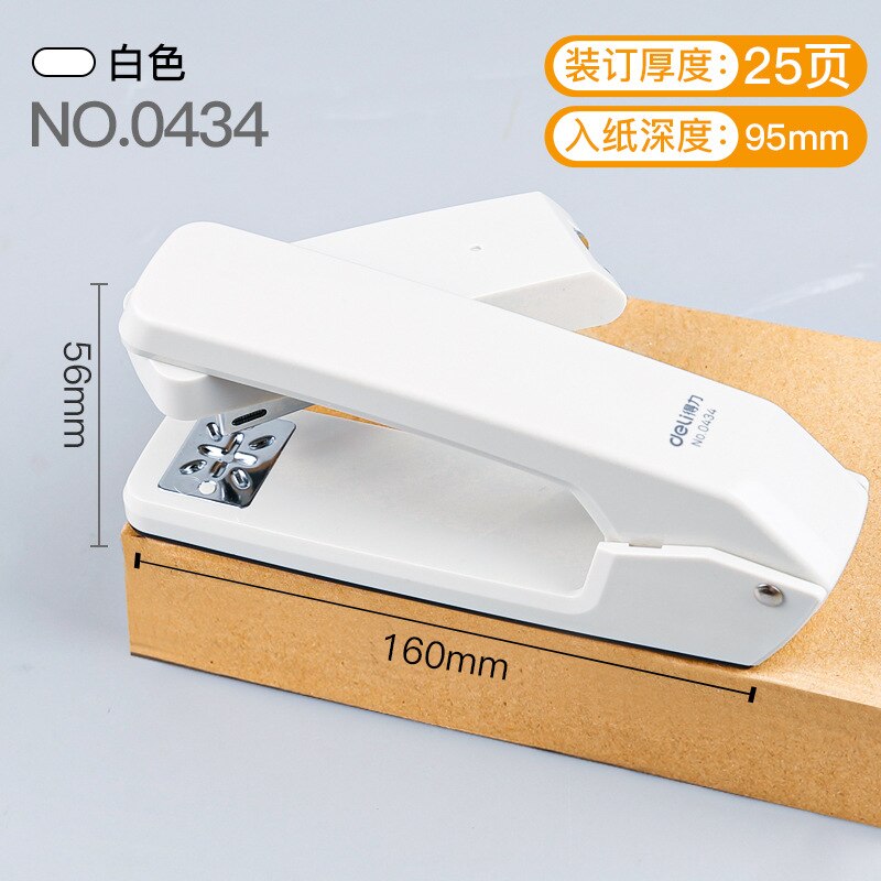 360 Degree Rotatable Stapler Student StaplerStandard Multifunction Use 24/6 Staples Stapler Stationery Office Binding Supplies: Economic white