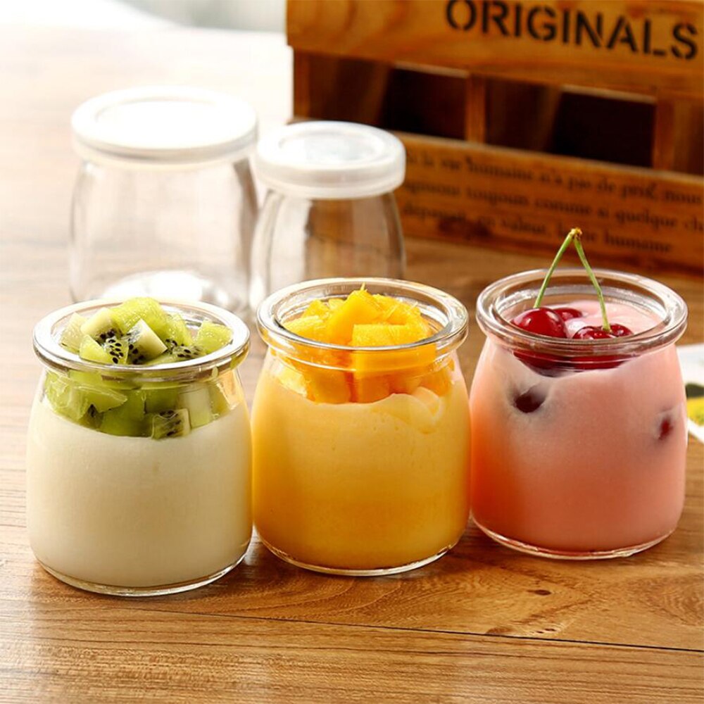 130C Transparent 5CM X 7CM Kreative Transparent Joghurt Flasche Party Gelee Pudding Tasse Trinken Milch Flasche Gelee Gewürz jar
