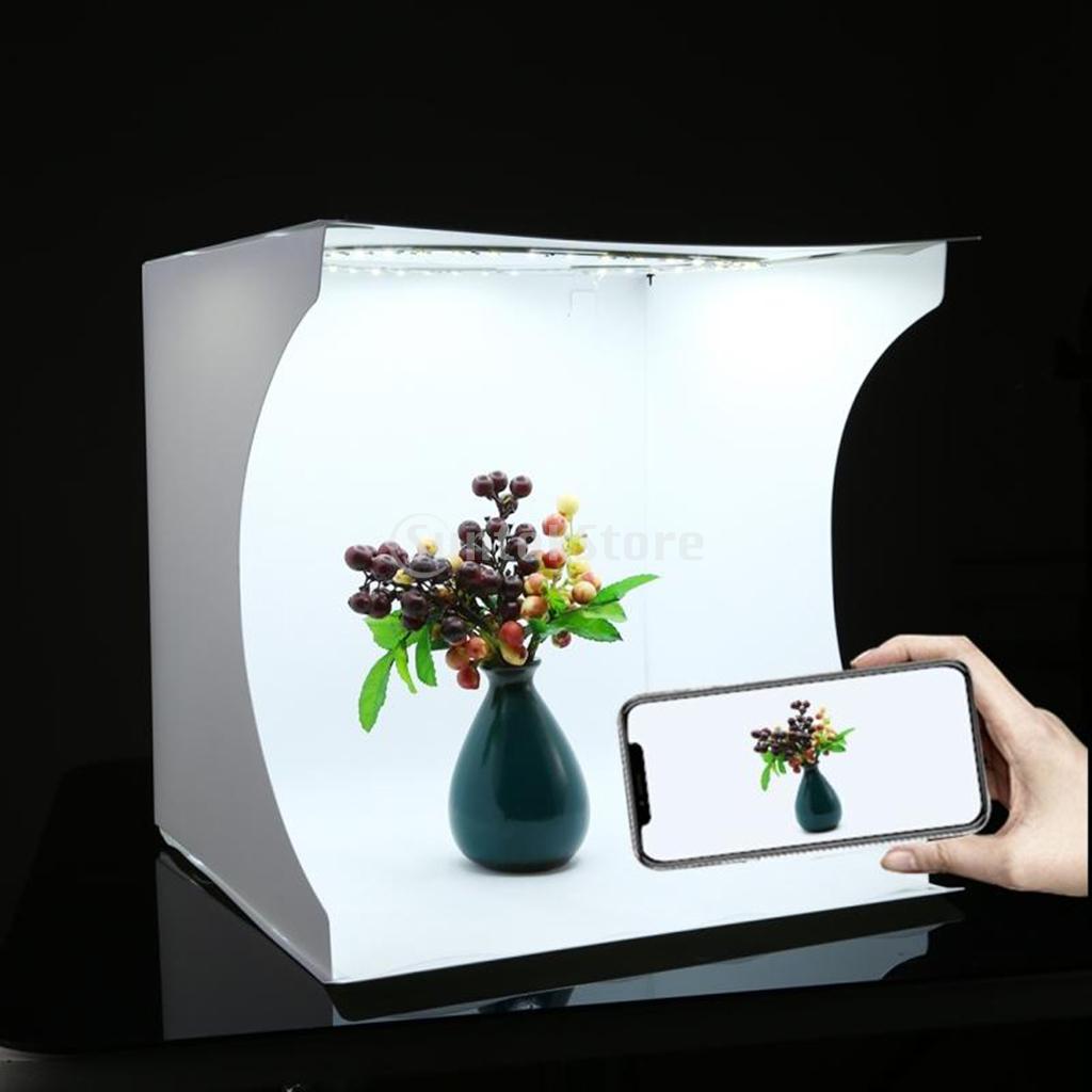 12.2 "x 12.9" photographie Table boîte lumineuse anneau led Portable Photo Studio tente photographie pour jouets bijoux, modèles montres