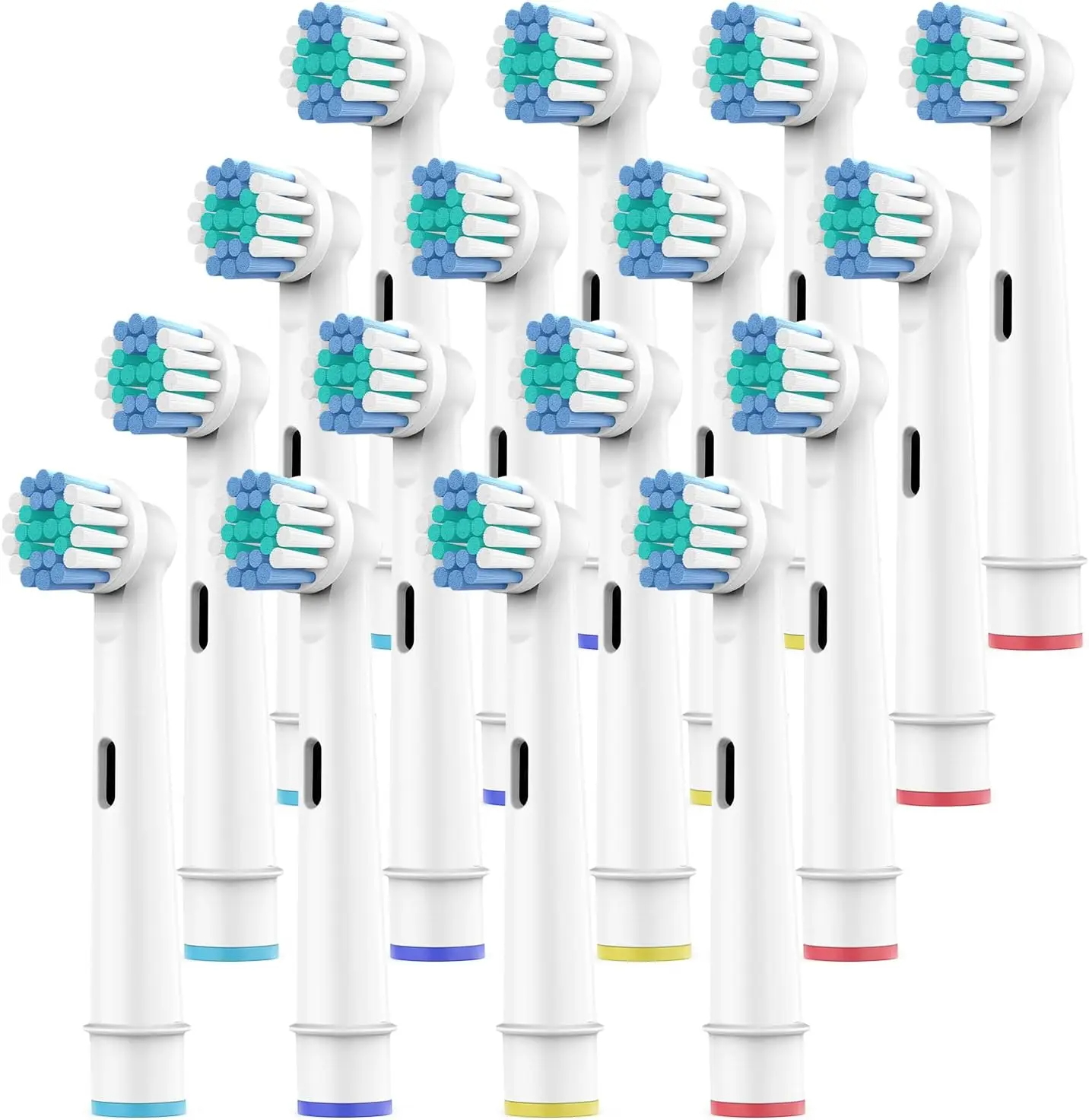 Têtes de rechange pour brosse à dents électrique Oral B Braun, 16 pièces/paquet, têtes de brosse de rechange pour adultes et enfants 1000/2000/3000/5000