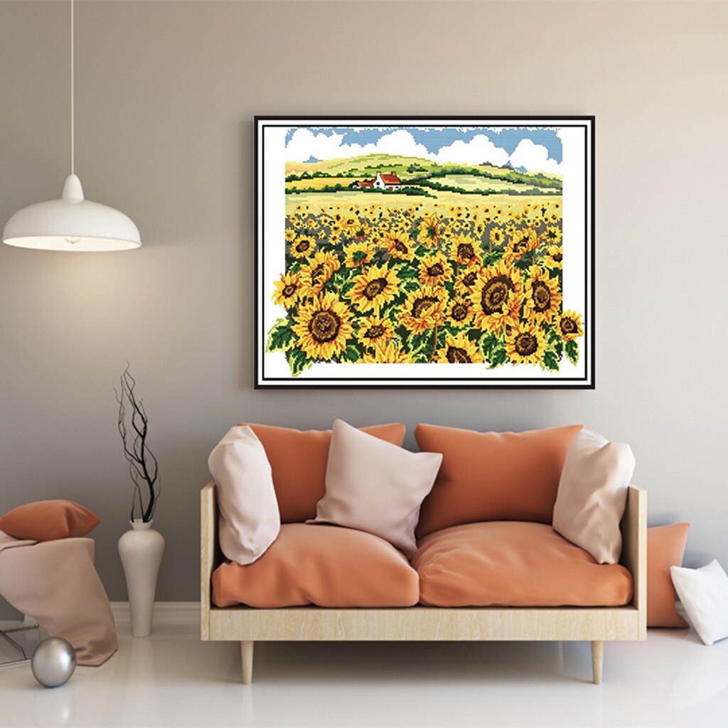 Cross Stitch Kit Printed Cross-stitch Set Embroidery Needlework