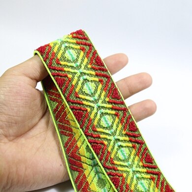 50mm nylon fargerike elastiske bånd gjør-det-selv-belte bånd kjole bukser sko klær gummi 4cm webbing plagg sytilbehør: 16 50mm