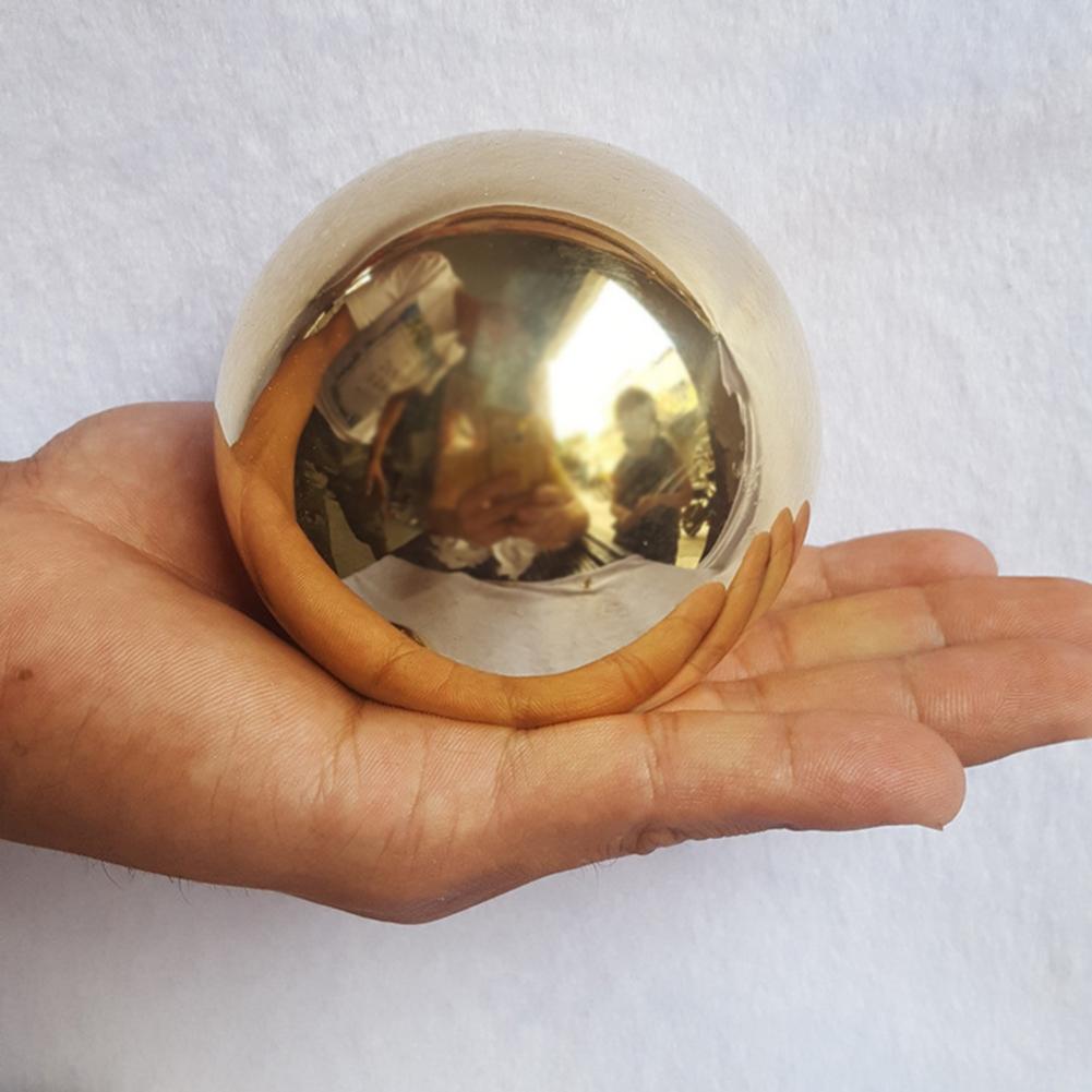 25-120mm Acero inoxidable titanio oro plata bola hueca sin costura Hogar y jardín decoración espejo bola esfera Decoración