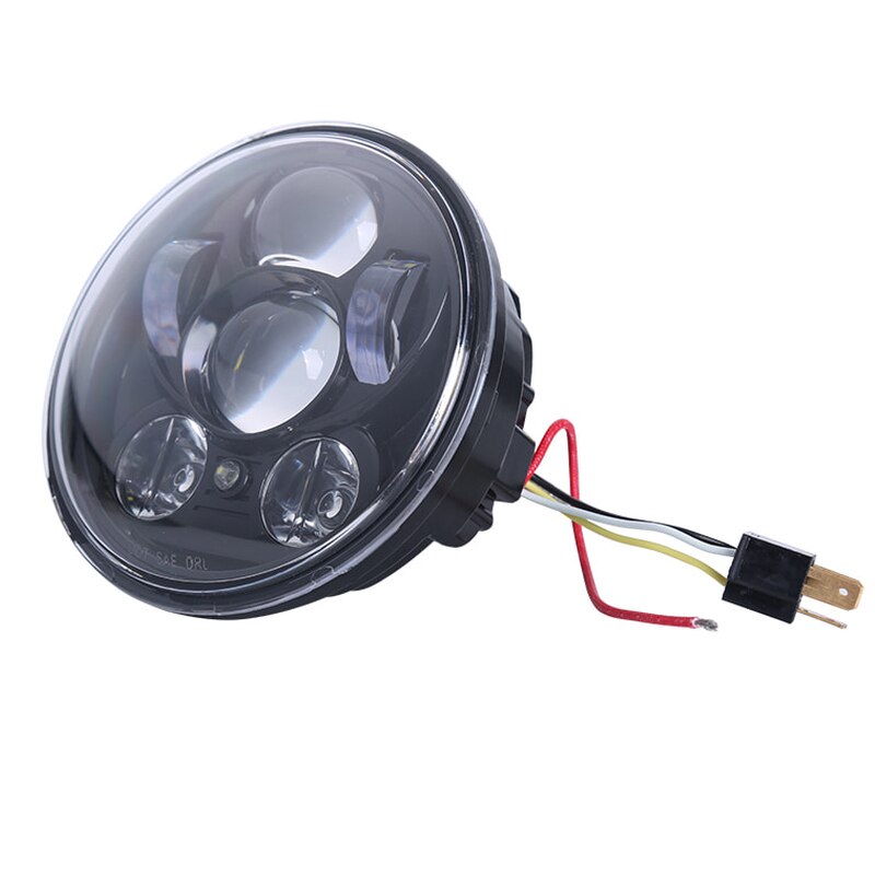 Voor Yamaha Bolt Raider Stryker SCR950 Warrior 5.75 Inch Ronde Led Koplamp Hi Dimlicht Met Parking Light