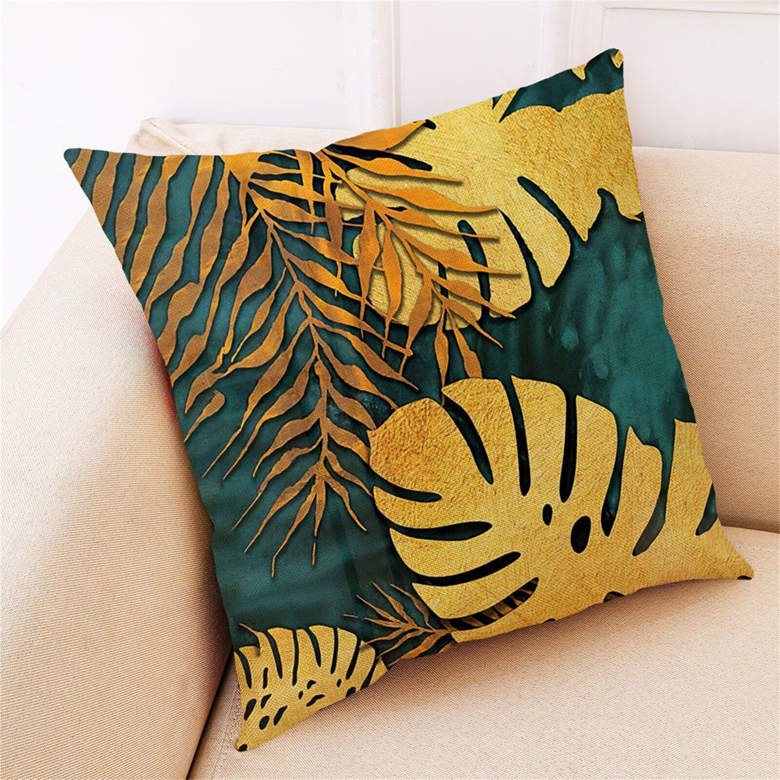 Stijl Van Art Kussen Kussenslopen Linnen Sofa Kussenhoes Home Decor Woonkamer Kussensloop Vierkante Kussenhoes