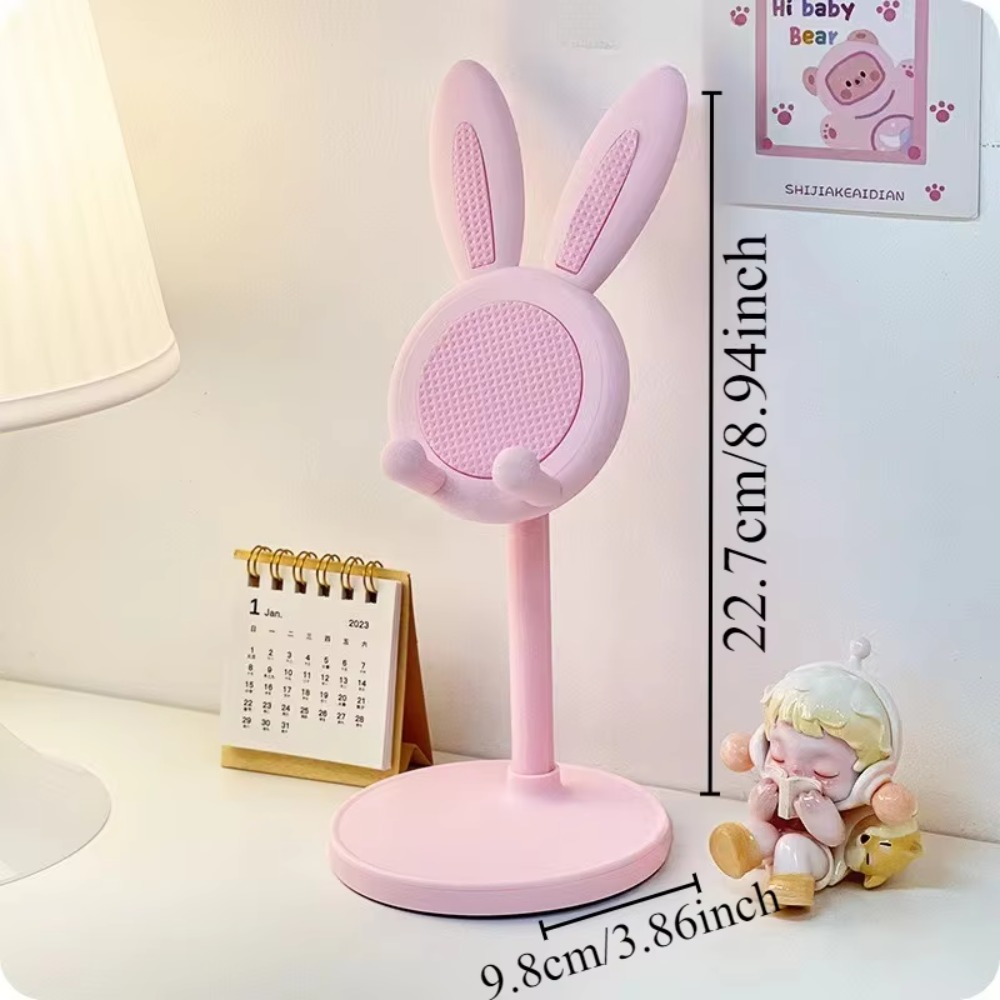 Le lapin mignon support de téléphone portable de bureau peut soulever et ajuster les accessoires de téléphone de bureau support de téléphone poignée de téléphone