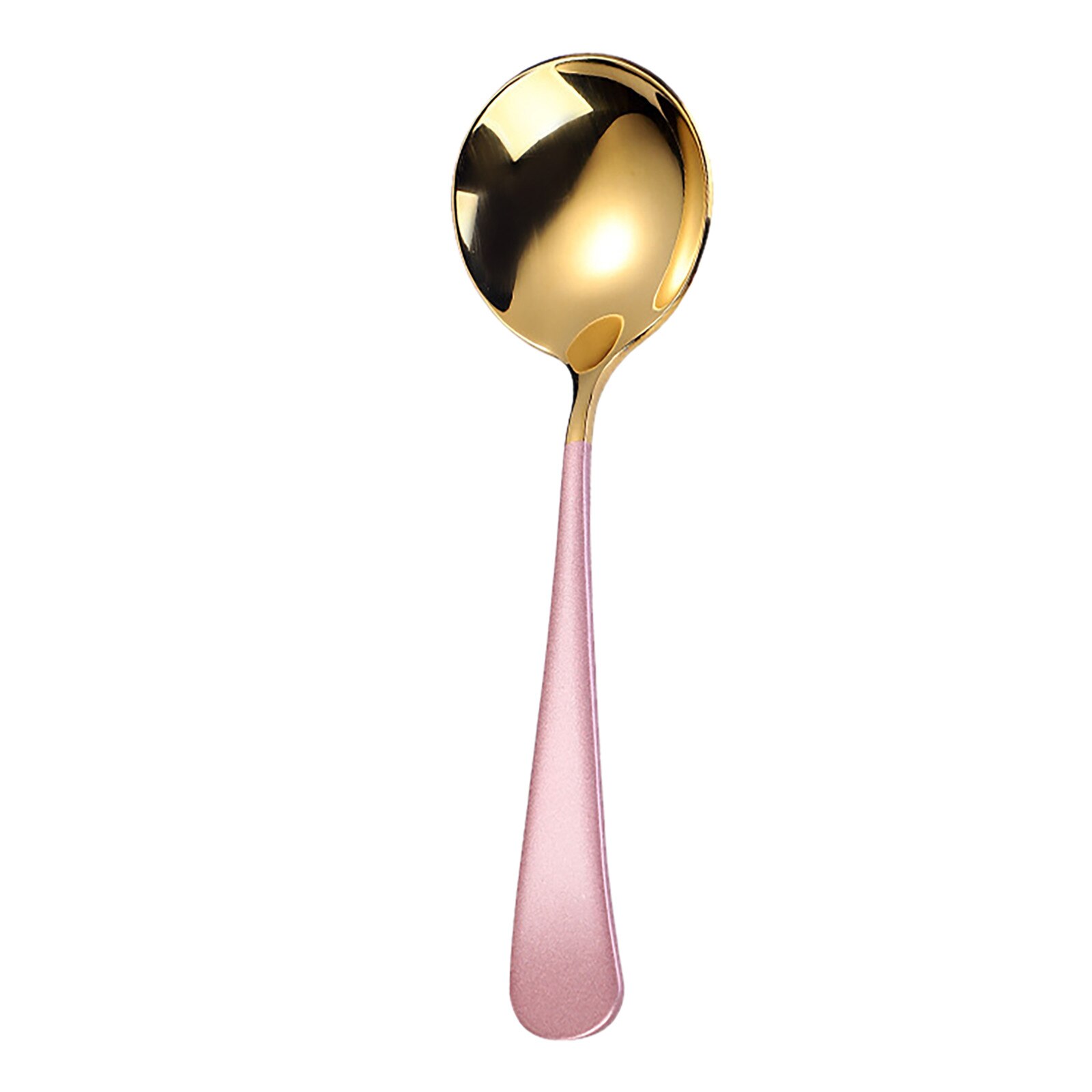 6.2 pouces coloré en acier inoxydable café cuillère longue poignée thé cuillères cuisine chaude boire couverts riz Scoop # Y: I