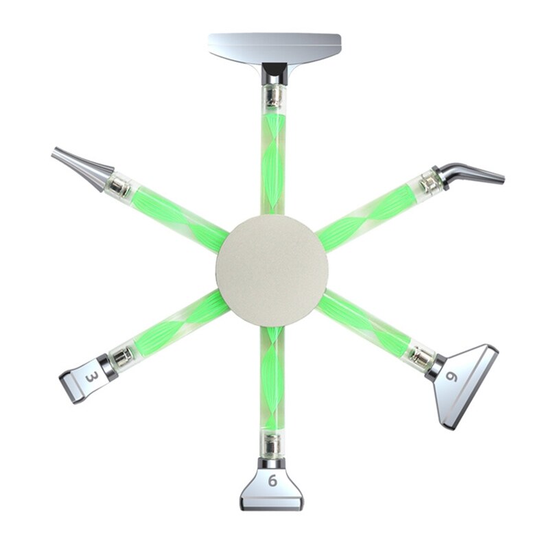 Multi-Placer Diamond Art Painting Pen Point Drill Pen Nail Point Pen for DIY Nail Crafts Sewing Handicrafts: Metal-GN