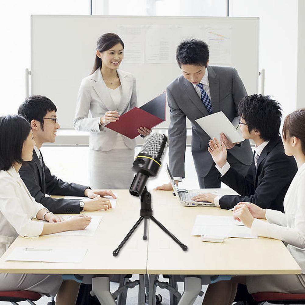 3.5mm Podcast Studio Voice Chat Microphone Noise Reduction Gaming Mic for PC Laptop karaoke