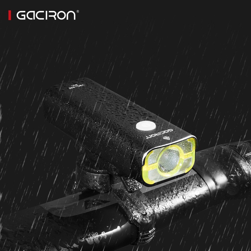Gaciron Wiederaufladbare Bike Vorne Lenker Radfahren Led Licht 18650 Batterie Taschenlampe Scheinwerfer Fahrrad Zubehör