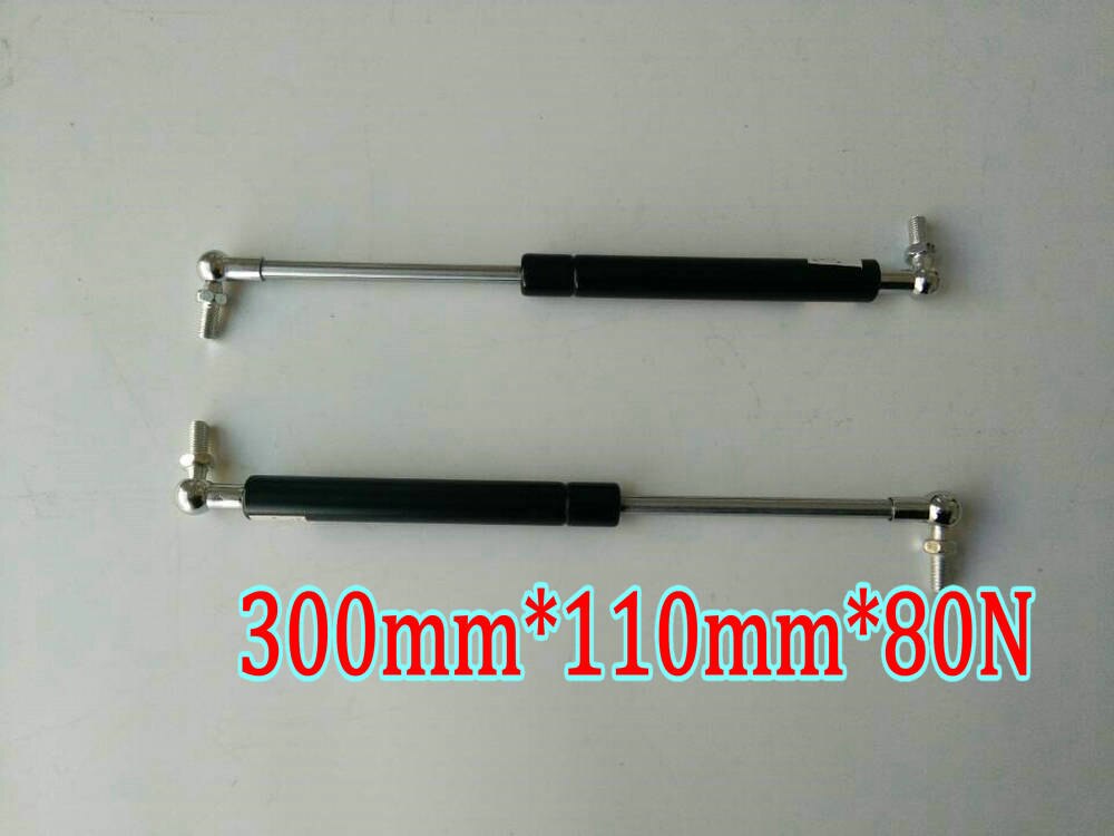 300mm Central Distance Ball Joint Gas Spring Hydraulic Lift Strut Support Auto Gas Spacing 80/100/120/160/250N Shock Absorber: 80N-2PCS