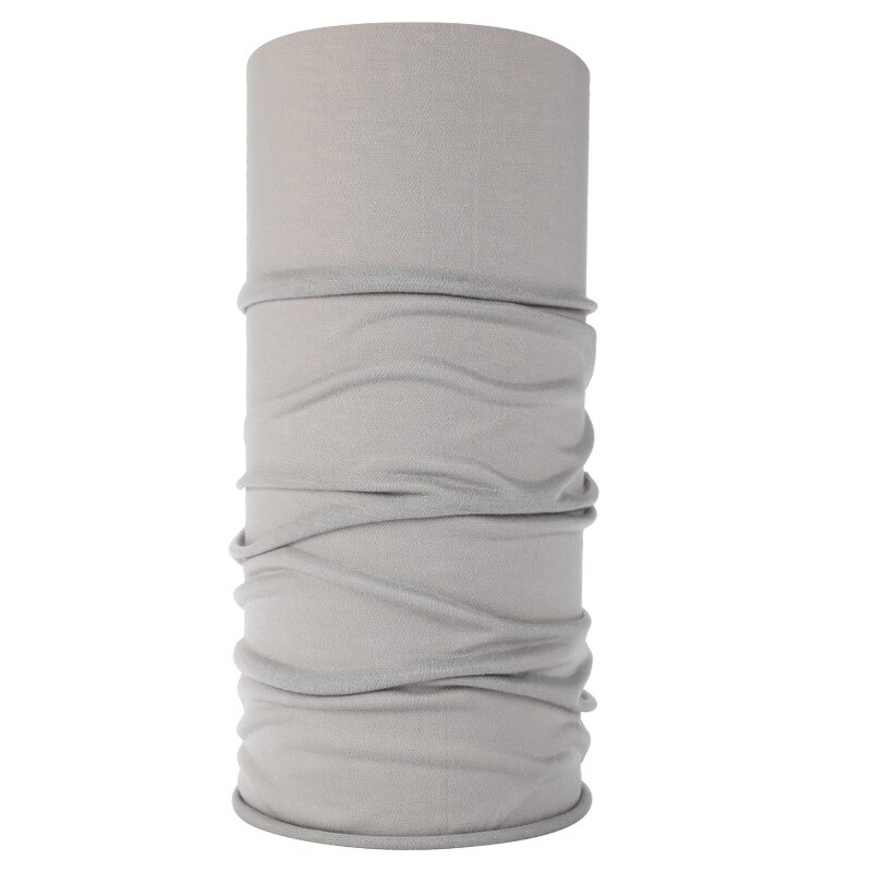 Multifunctional Ghost Skull Head Scarf Neck Warmer Tube Halloween Bandana Headband Neckerchief Magic Headscar Halloween: light grey