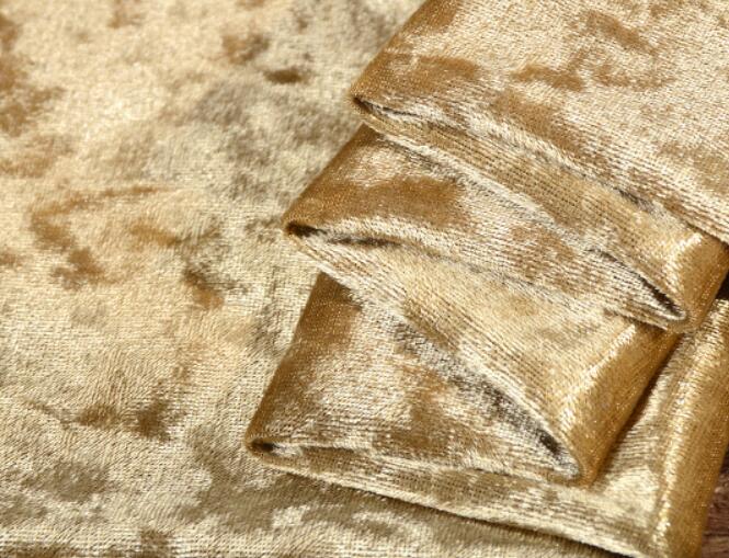 Sammetstyg tyg skrynkligt vackert silkeslent velourtyg för sammetsklänning kläder lyxigt mjuk sammet hemtextilgardin: 10 goden