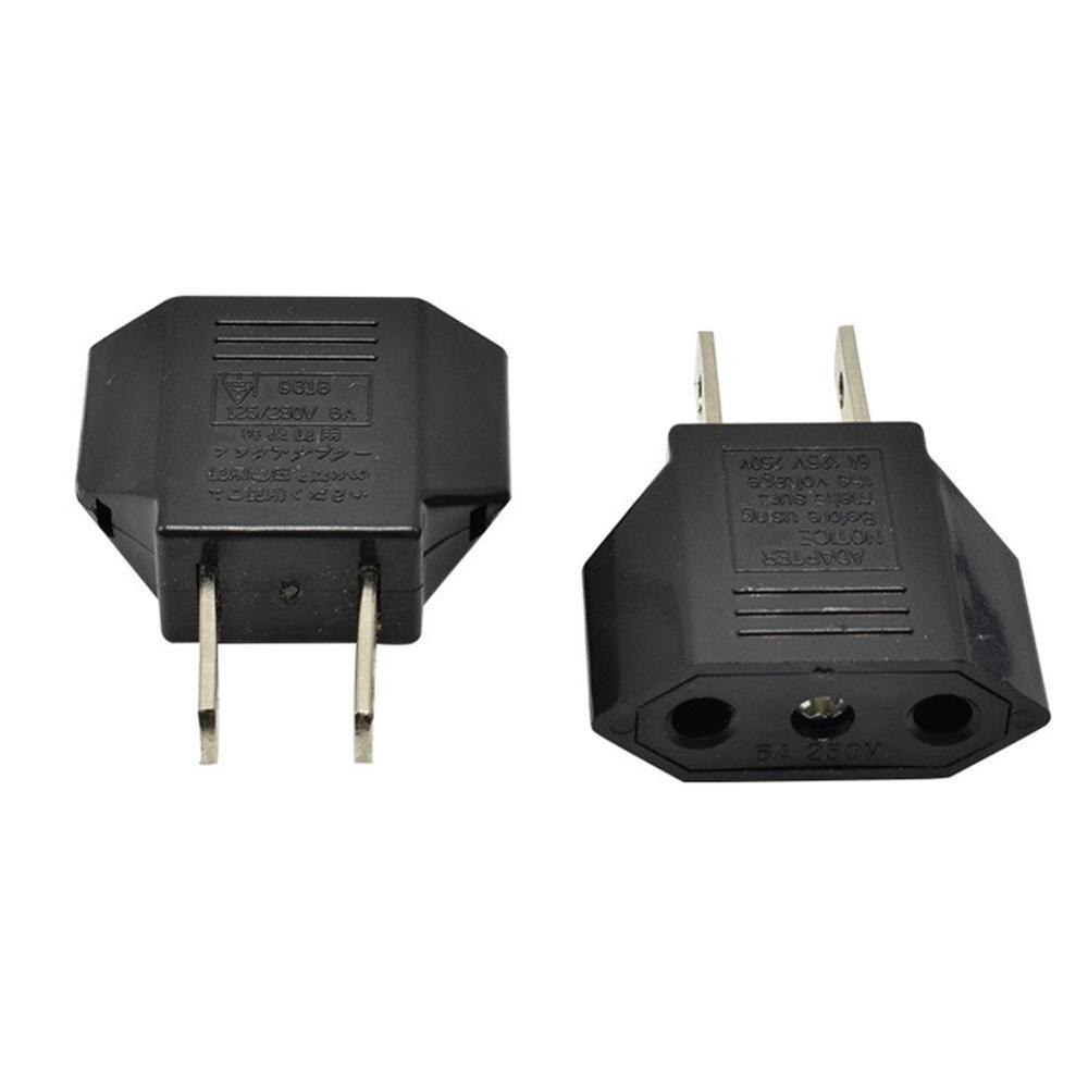 5 Stks/partij Ons Jack Naar Eu Plug Outlet Travel Charger Power Socket Adapter Vs Naar Europa Europese Regelgeving Opladen Converter plug