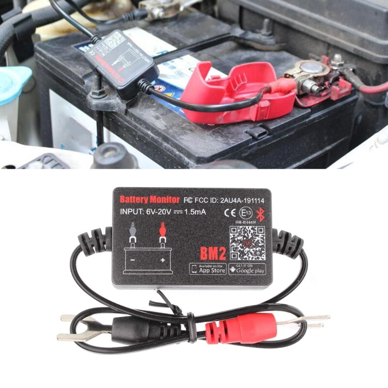 Automotive Battery Monitor 12V Bluetooth Car Battery Detector Low Power Consumption Testing Equipment