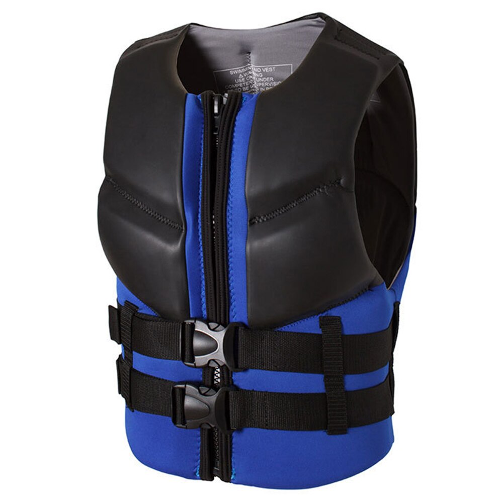 Life Vest Kayak Wakeboard Motorboats Raft Rescue Boat Water Sports Life Jacket Rescue Jet Ski Vest Drifting Adults Surf Swimming: 007 Black blue / M 58-70KG