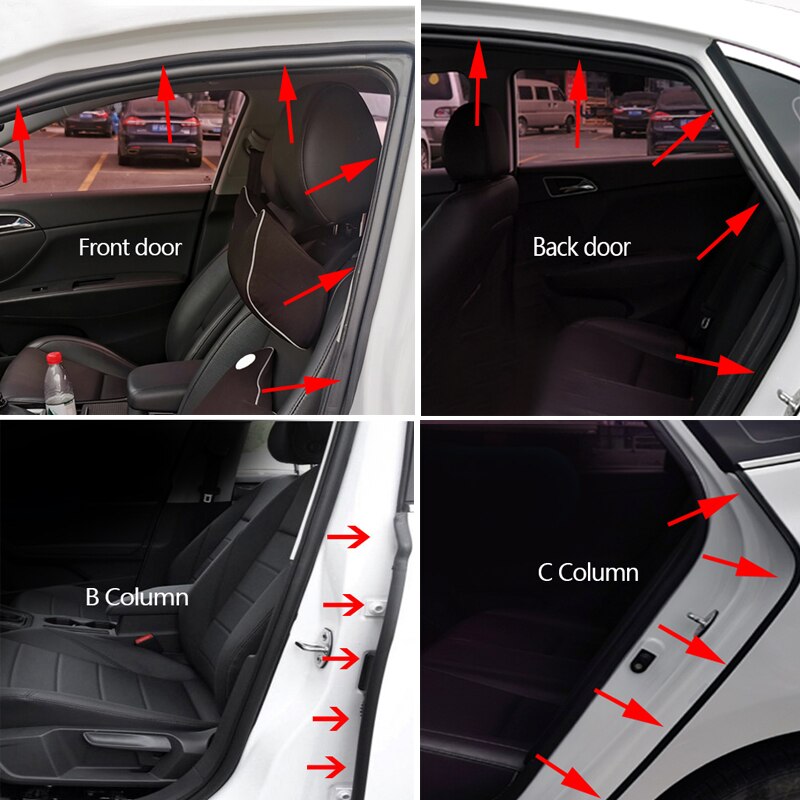Faixa de vedação de borracha para porta de carro, tipo l, dupla camada, vedação, mercedes benz w202, w220, w204, w203, w210, w124, w211, w222, x204, amg, clk
