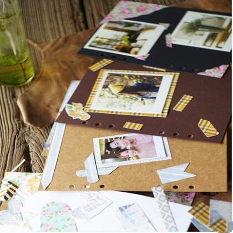 DIY Fox Pattern Scrapbooking Paper Packs 24 Sheets 6'' Decorative Craft Wrapping Paper Printed Background Handmade Pads Making