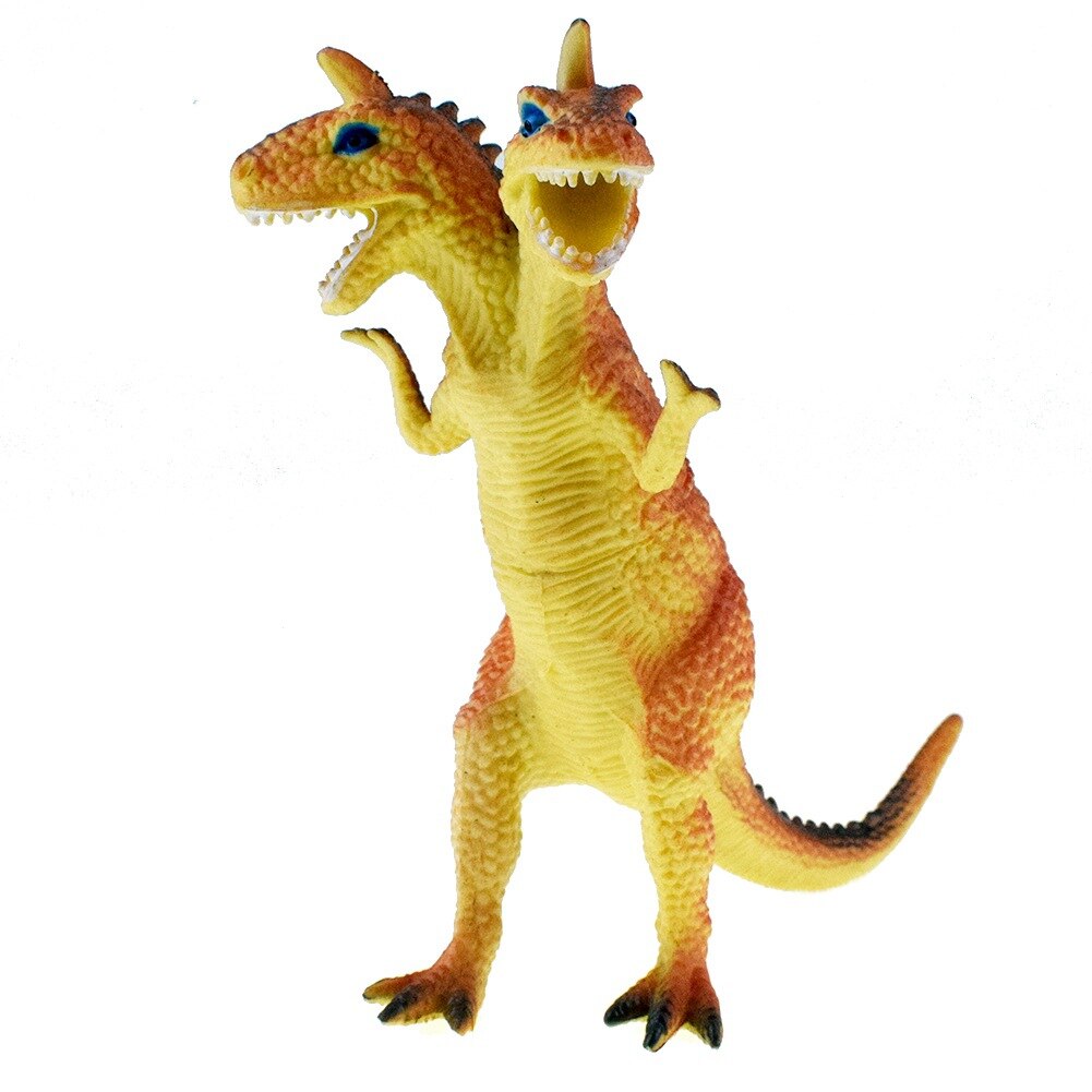 Produkter tre-modellering dobbelt hoved dragon dobbelt hoved monster model legetøj børns legetøj legetøj model levering af varer: Orange dobbelt drage