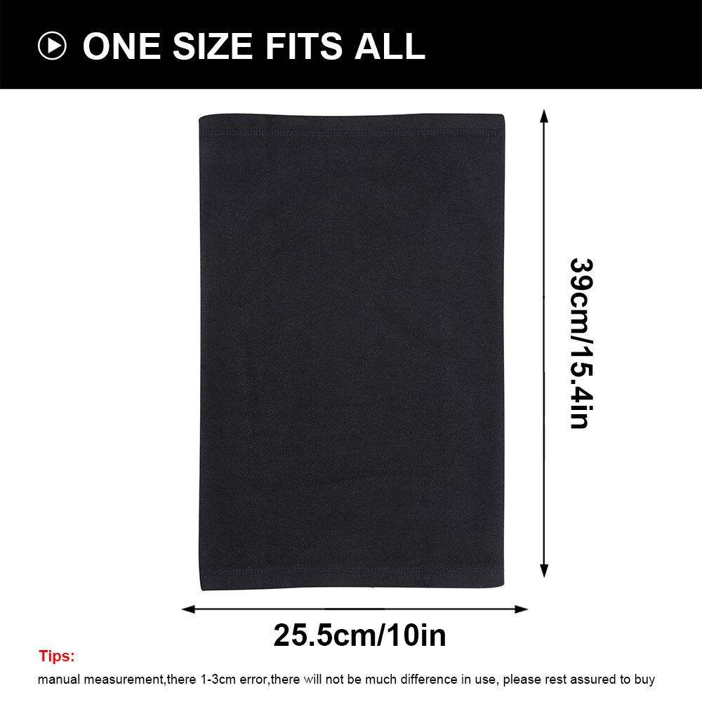 Windproof Fleece Warm Bandana Solid Color Face Mask Scarf Ski Hiking Snowmobile Neck Warmer Gaiter Headband Men Women Winter