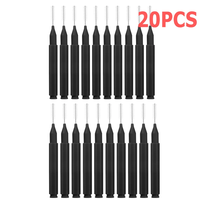 Portable Mini Eyebrow Brush 20/50PCS Brow Perm Brushes Disposable Bendable Micro Eyelash Brow Lifting Brushes Applicators Tools: Pink