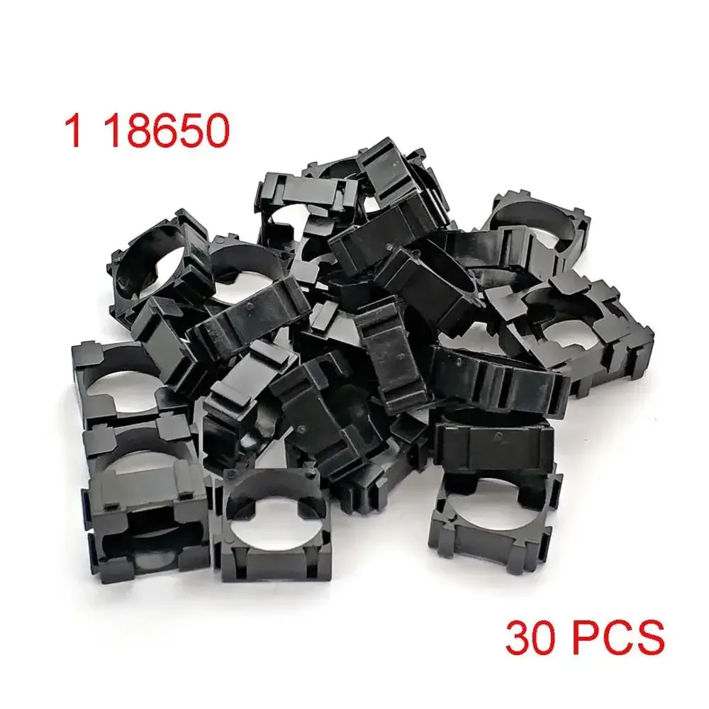 18650 célula de lítio cilíndrica bateria caso titular baterias pacote suporte plástico para diy bateria: BRANCO