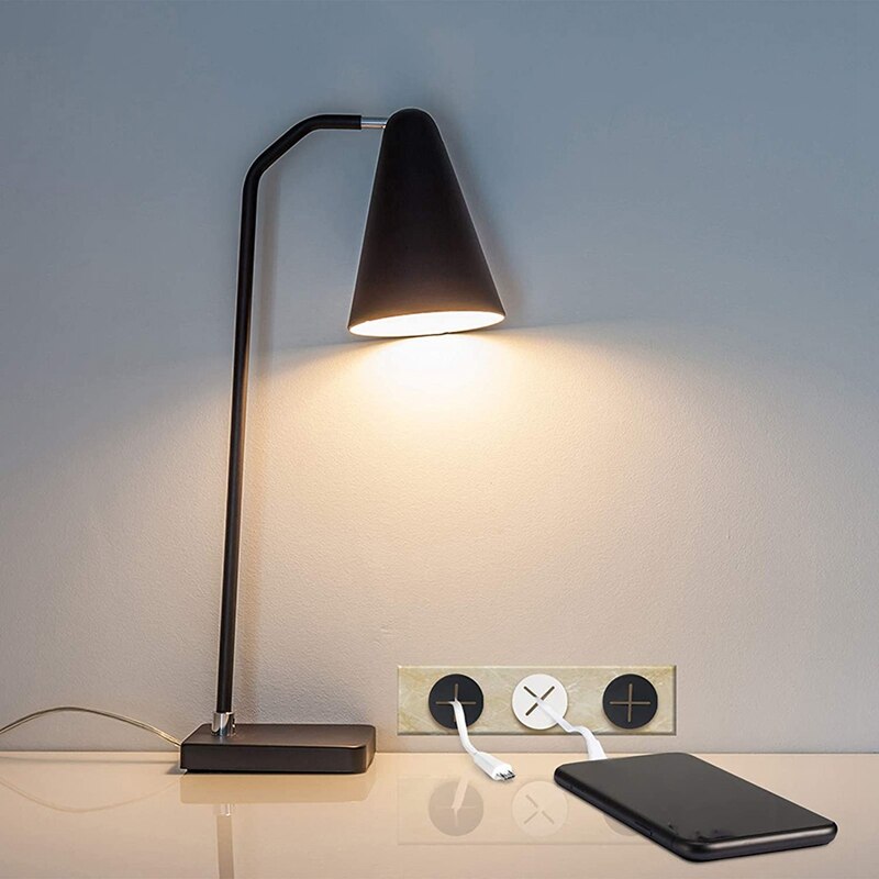 12 Pieces Cable Cord Grommet Desk Cable Hole Cover 1 Inch Rubber Wire Organizer for Desk Table TV Hole Cable Management