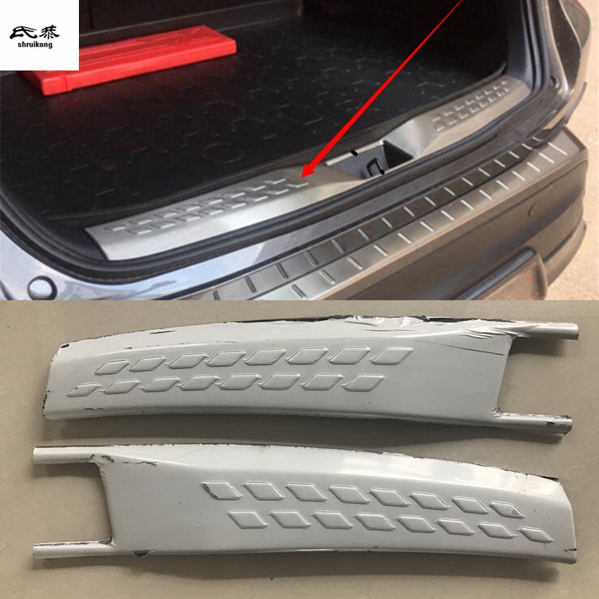 4 Stuks Auto Roestvrij Stalen Dorpels Instaplijsten Pedaal voor Cadillac Escalade IQ 2024 Krasbescherming Styling Accessoires,A