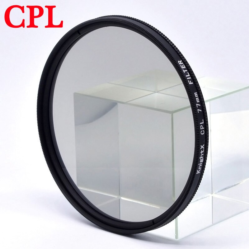 KnightX CPL polarisierende Filter Kamera Objektiv Für Kanon Nikon 1200d 500d 700d farbe d70 49mm 52mm 55mm 58mm 62mm 67mm 72mm 77mm