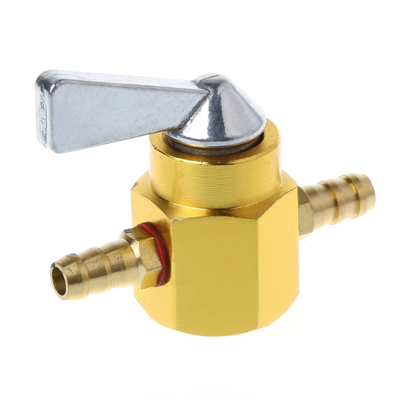 Universal 6mm In-Line Petrol / Fuel Tap Motorcycle On-OFF Petcock Fuel Switch R2LC