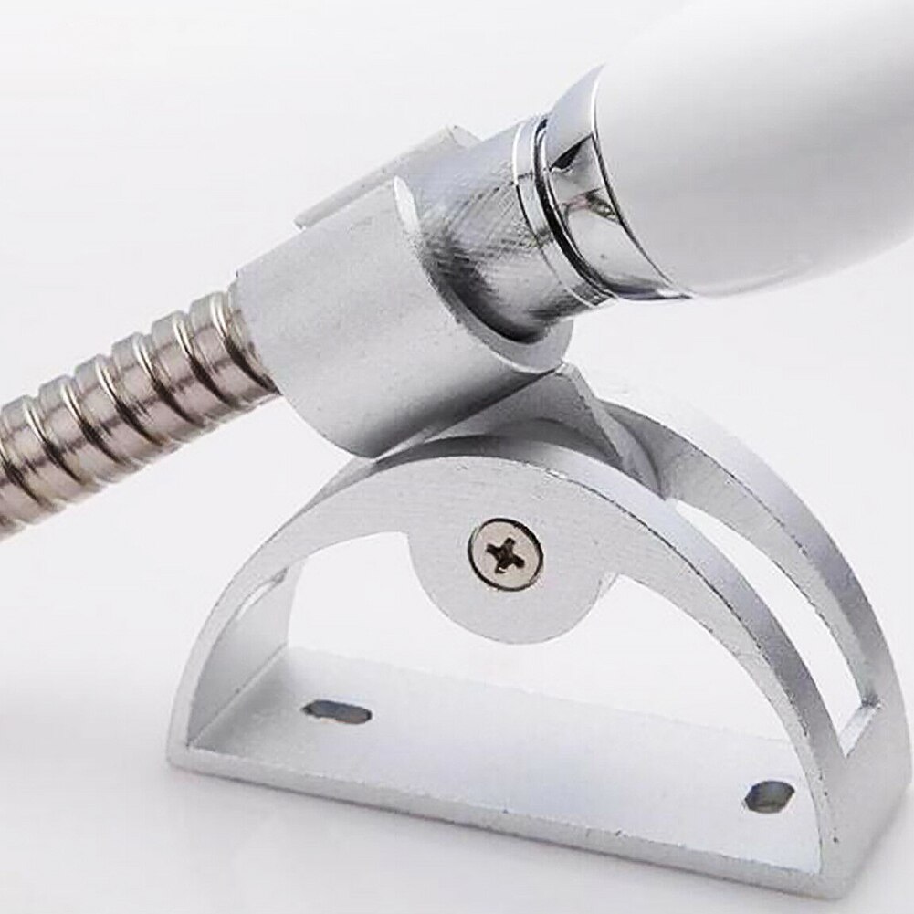 Home Bathroom Aluminium Wall Mounted Shower Sprayer Head Holder Fixing Bracket