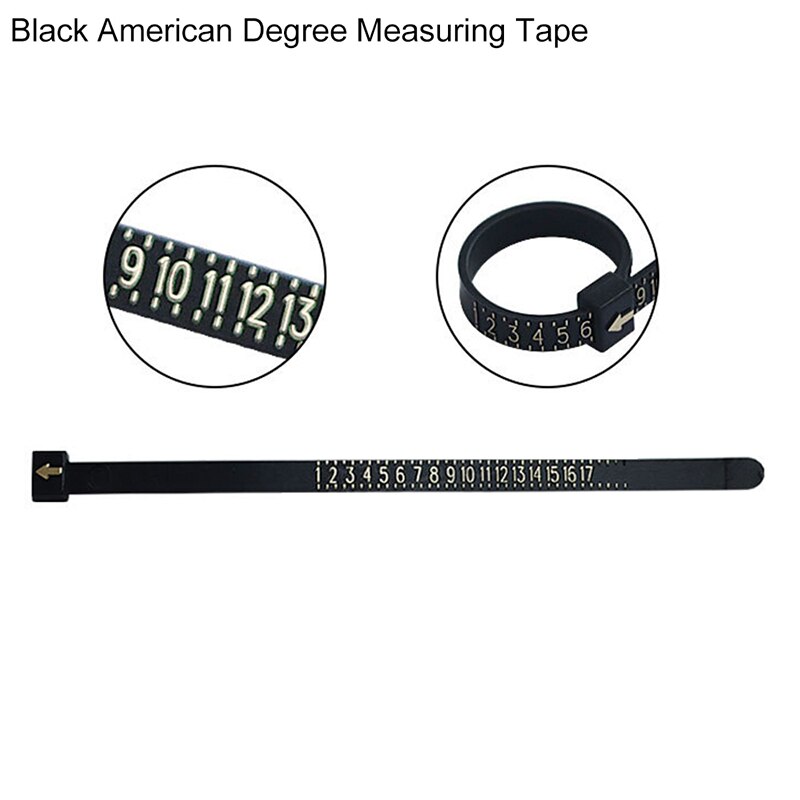 Finger Measuring Tool Ring Size Gauge Soft Ruler Ring Mouth Hand Circumference Size Number Tool Jewelry Accessory Measure Tool: A