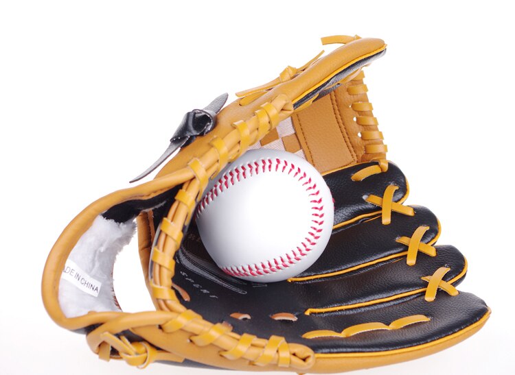 Softbal Lederen Honkbal Handschoen Kids Apparatuur Luxe Honkbal Handschoenen Praktijk Hand Mannen Guante Beisbol Sportkleding BY50BQ