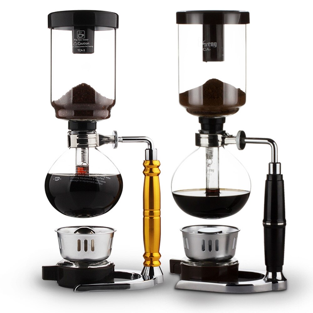 Ménage Siphon Pot Cafetière Pot Verre Cafetière Siphon Manuelle Mise À Niveau Machine À Café