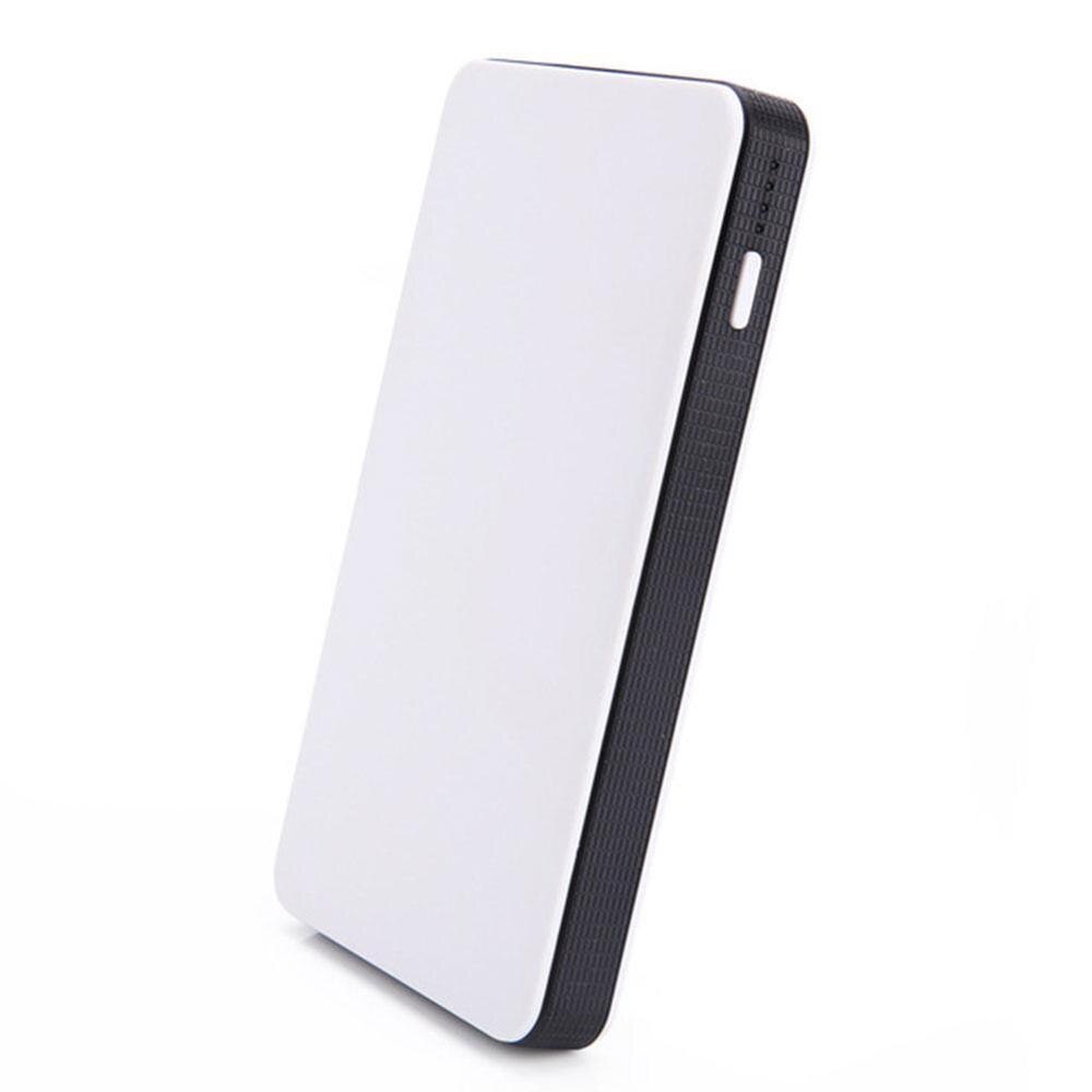 Electronic Terminal Portable Mini Slim 20000mAh Car Jump Starter Power Bank Engine Battery Charger Booster Car: white