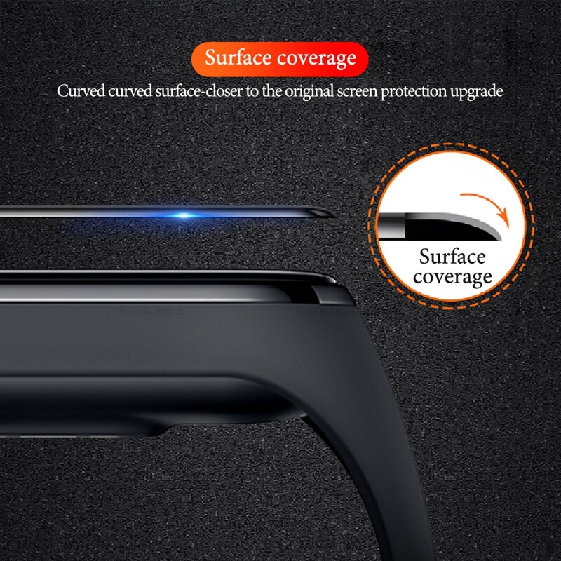 Vidrio Protector 3D para Xiaomi mi band 5, película de cristal para Mi band5, correa de reloj inteligente 5, Protector de pantalla de vidrio suave para mi band 5