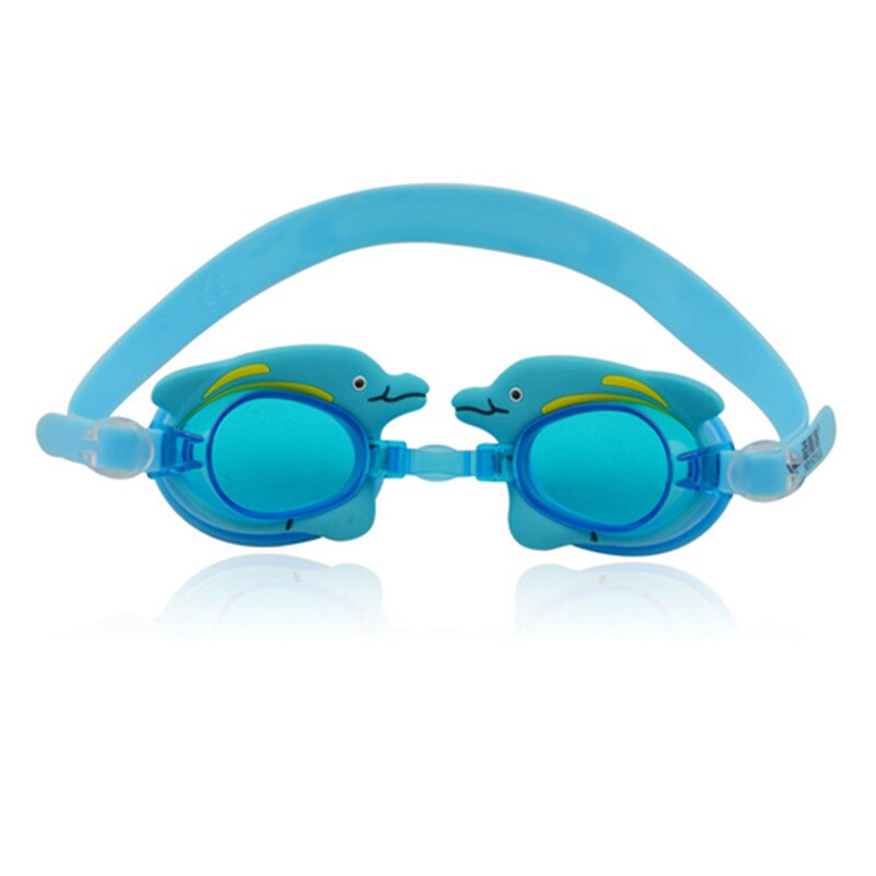 Svømmebriller justerbare børn børn vandtæt silikone anti-tåge uv skjold svømmebriller briller briller med kasse: 03