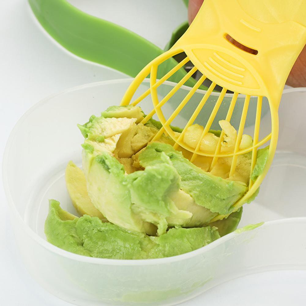Rebanadora de aguacate 5 en 1, Set cortador y pelador de fruta, juego de herramientas multifuncionales para el hogar y la cocina, herramienta conveniente