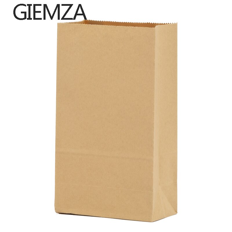 Giemza 100 Stuks Wegwerp Voedsel Containers Fijne Kraftpapier Zak Voor Voedingsmiddelen Moer Bloem Recyclebaar Party Bag Droge Verpakking