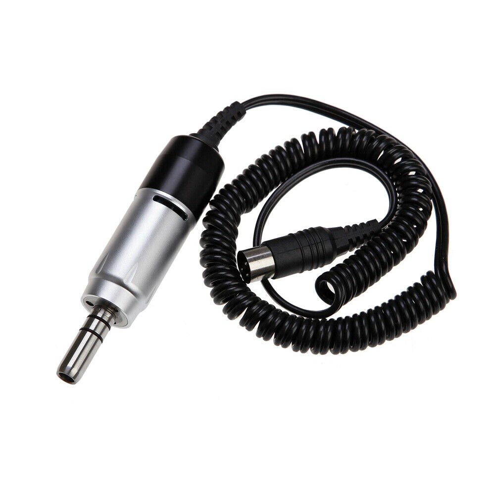 Micromotor eléctrico MARATHON para laboratorio Dental, 35K RPM, recta de velocidad lenta contraángulo de pieza de mano/10 taladros de fresas/100 tazas de pulido