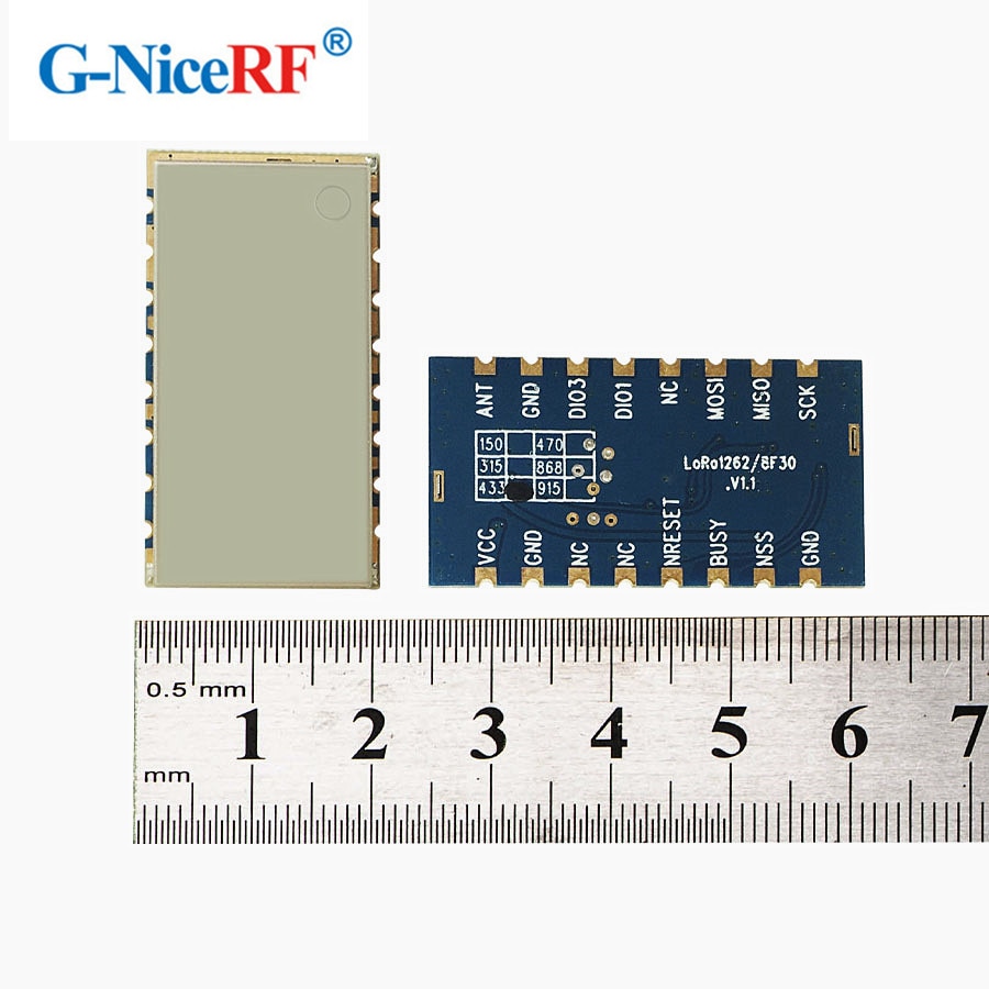 2 sztuk/partia LoRa1262F30 1.5W wysokiej mocy 868 MHz/915 MHz SX1262 układu 7KM duża odległość moduł rf