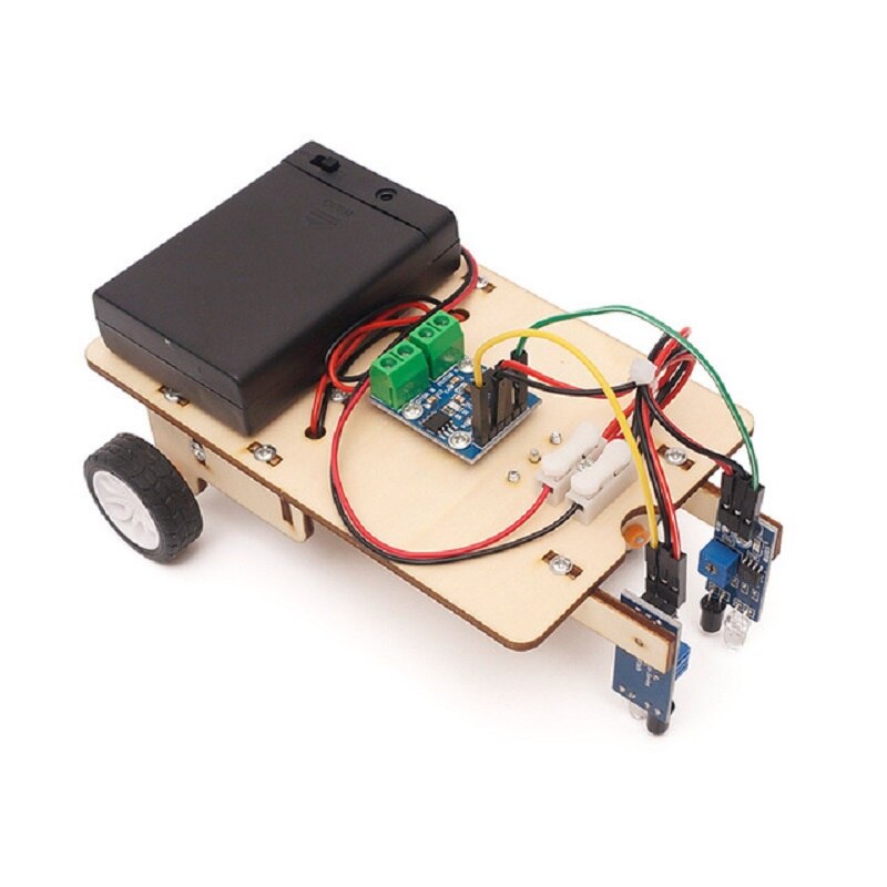 Kinderen Wetenschap En Technologie Handgemaakte Diy Tracing Auto Materiaal Student Puzzel Stem Wetenschap Onderwijs Speelgoed Model