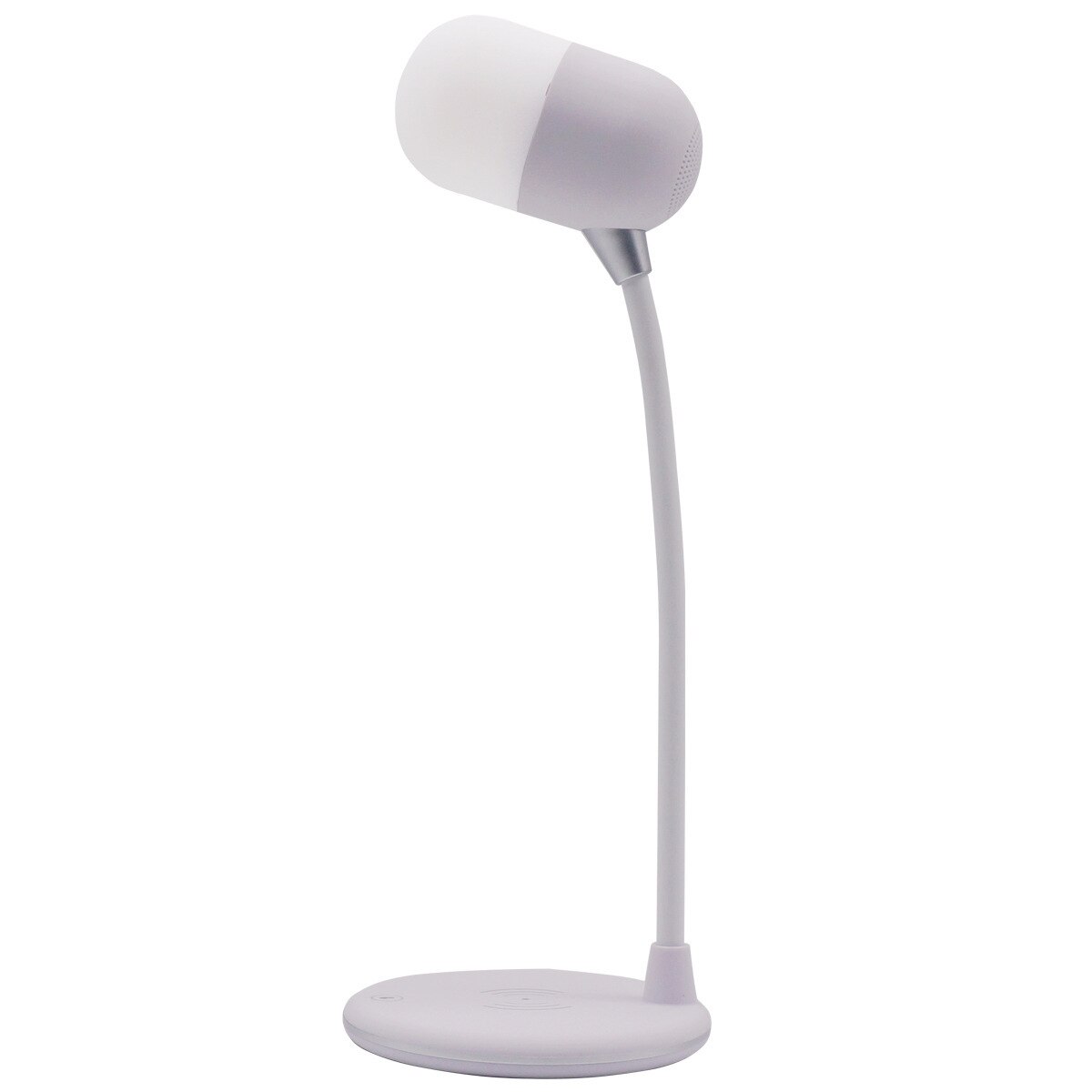 multifunctionele Mobiele Telefoon Draadloos Opladen Bluetooth Audio Tafellamp Oogbescherming Bureaulamp Te Studeren: White