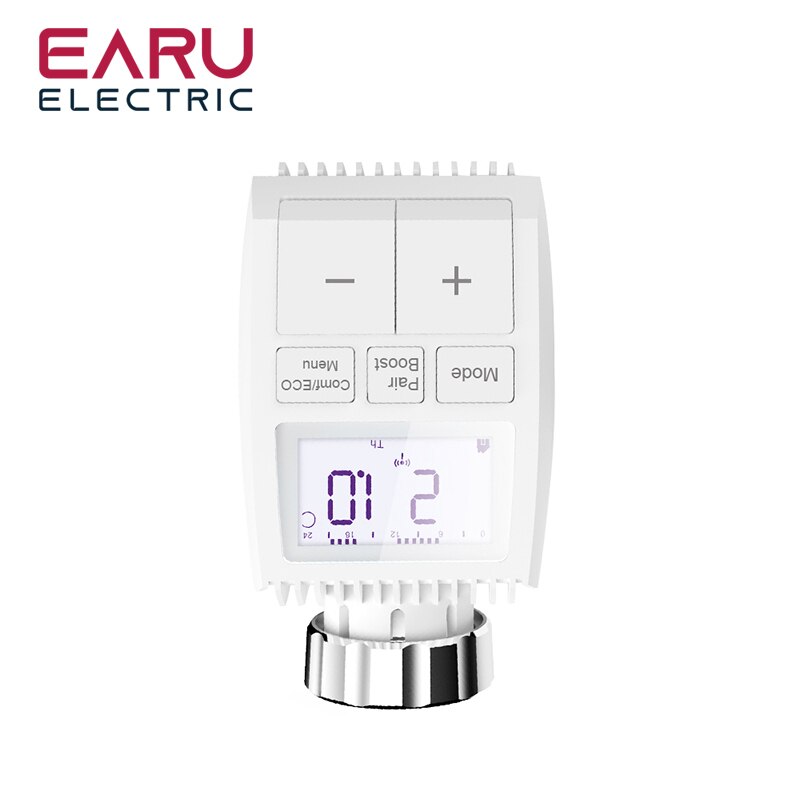 Tuya Smart ZigBee Heizkörper Antrieb TRV Programmierbare Thermostatventil App Remote Temperatur Controller Unterstützung Alexa: 1pc TV01