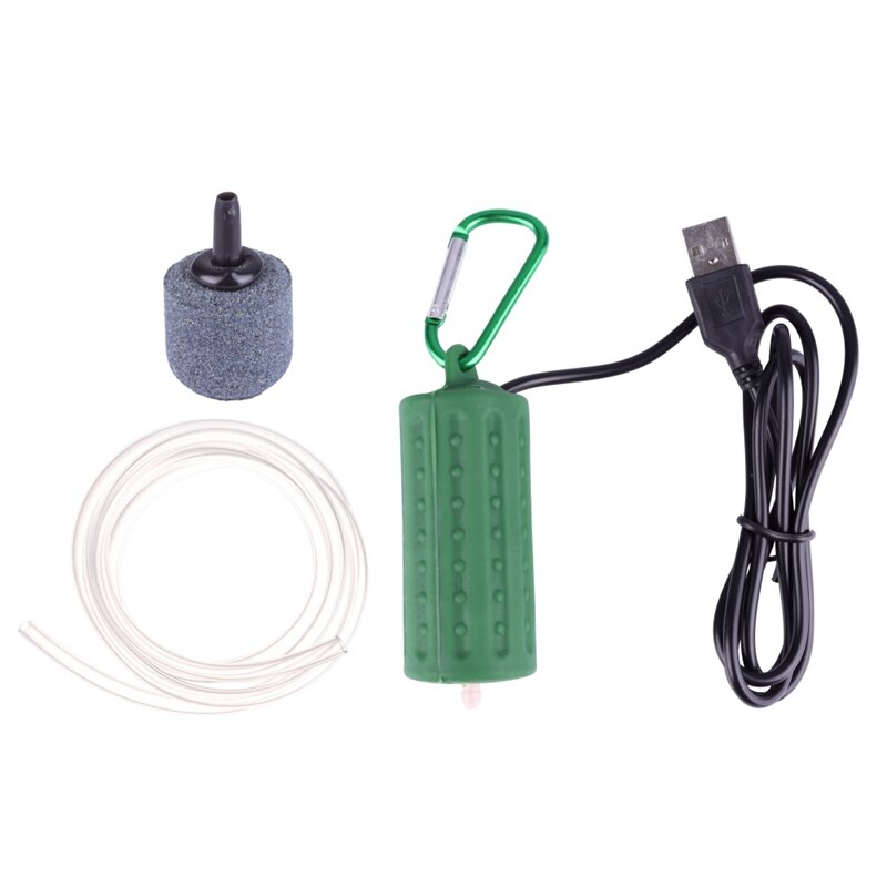 Draagbare mini usb aquarium aquarium zuurstof lucht zuurstof verhogende waterpomp dempen energiebesparende aqua terrarium accessoires