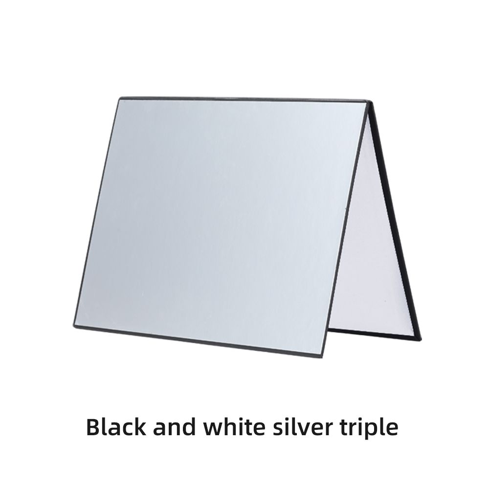 SOONPHO 42*29 cm 3 in 1 Reflector Photography Cardboard A3 / A4 Foldable Reflector Board For Photo studio Photography Accessory: A4 silver